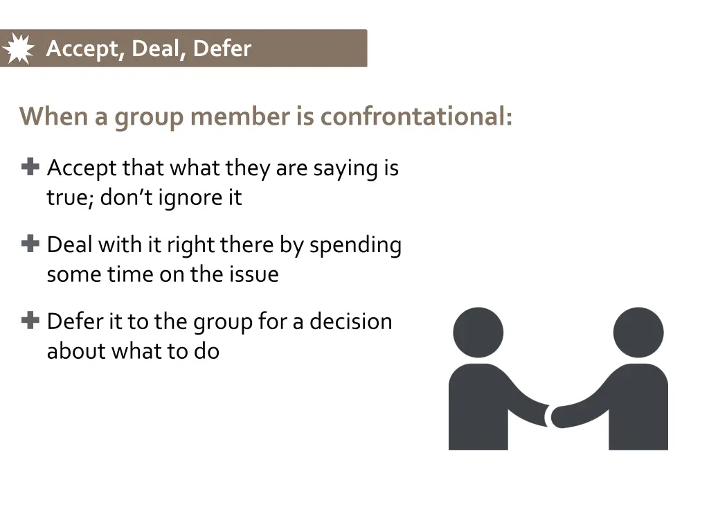 accept deal defer