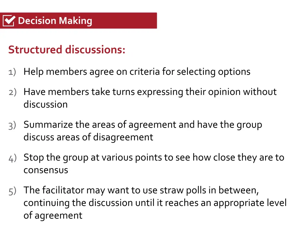 decision making