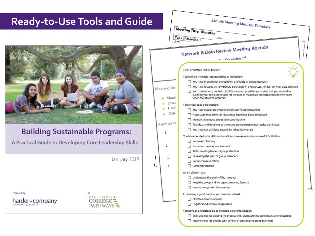 ready to use tools and guide