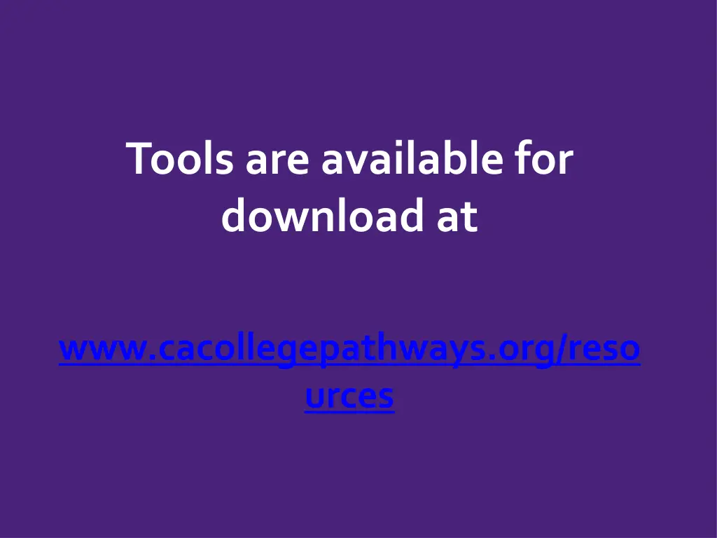 tools are available for download at
