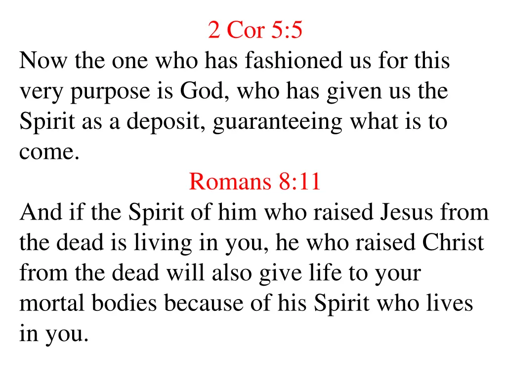 2 cor 5 5