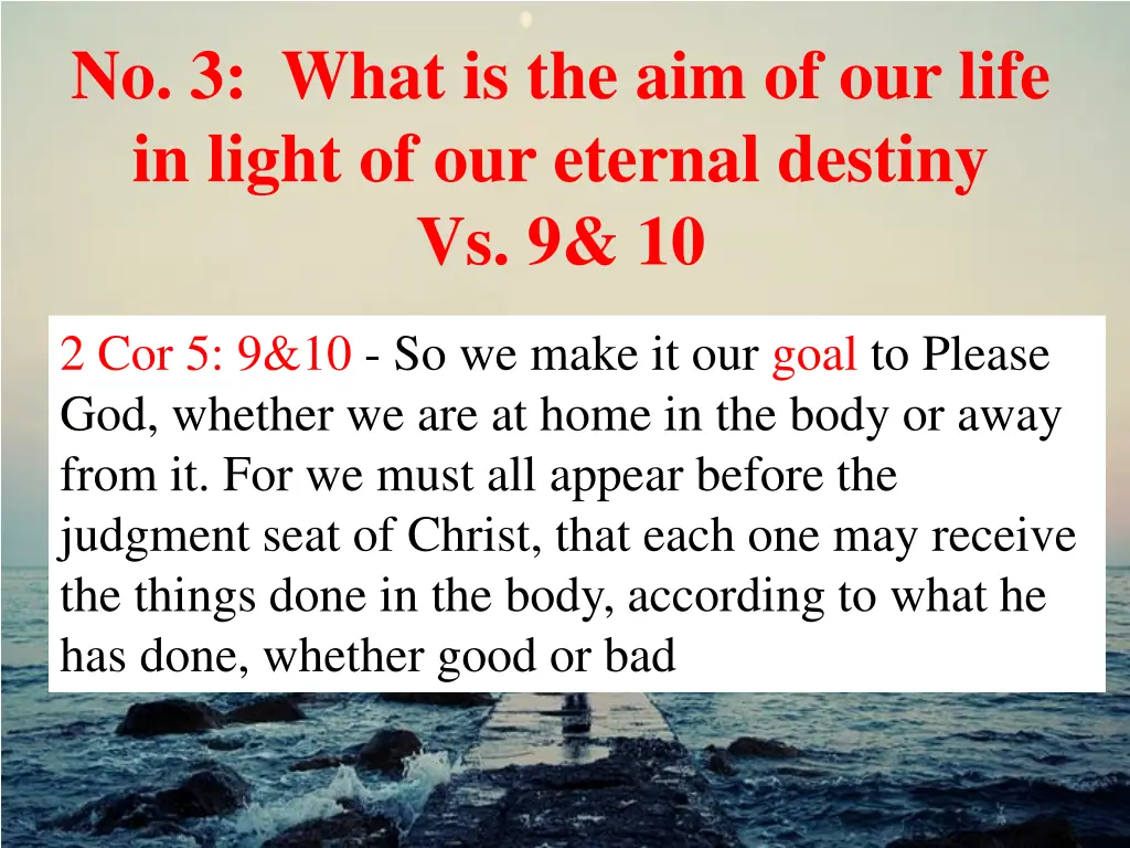 no 3 what is the aim of our life in light