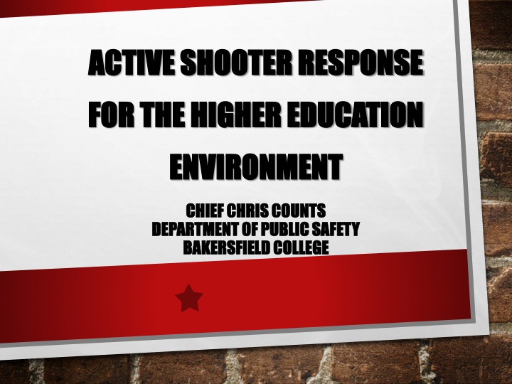 active shooter response active shooter response