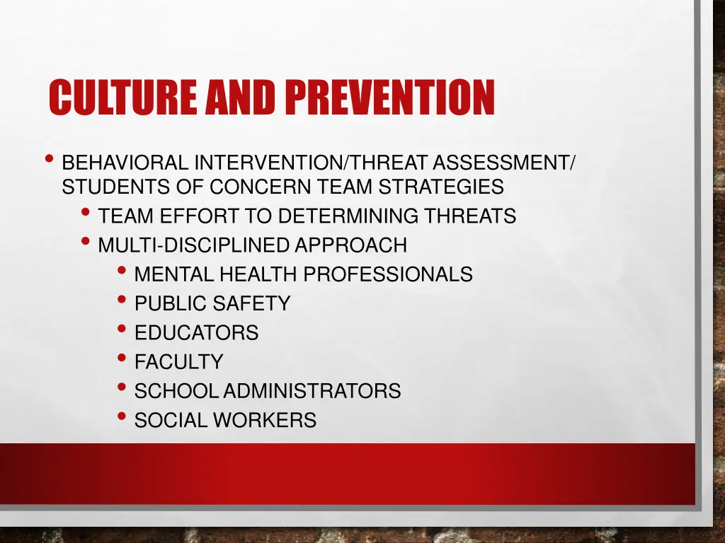 culture and prevention 2