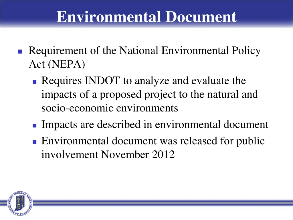 environmental document