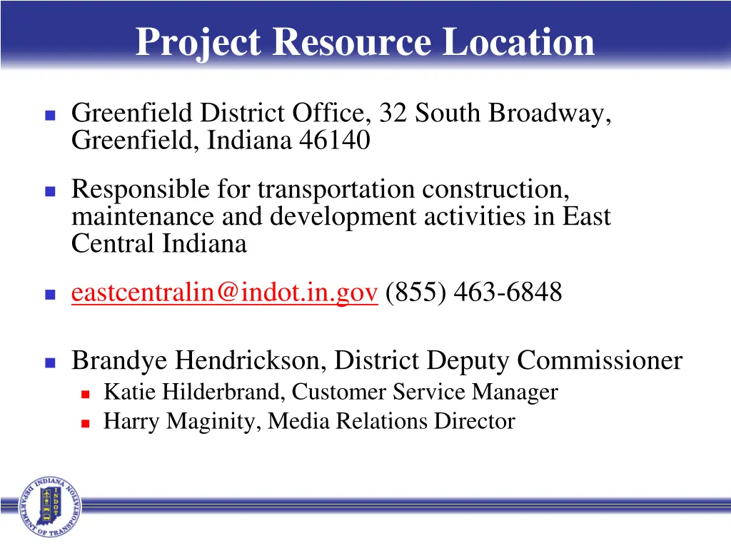 project resource location