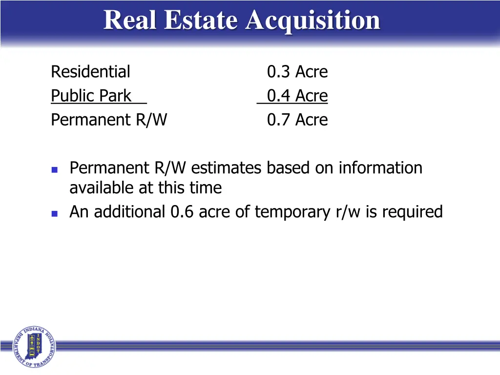 real estate acquisition