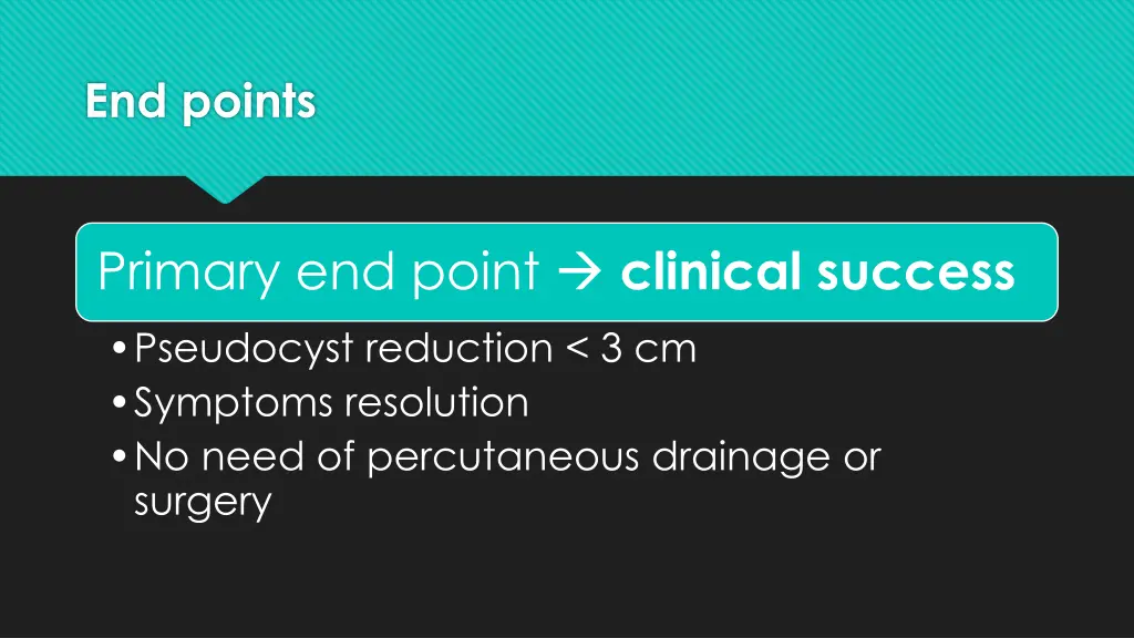end points