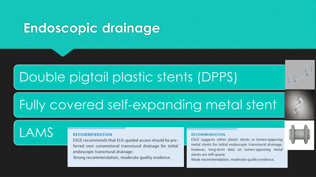 endoscopic drainage