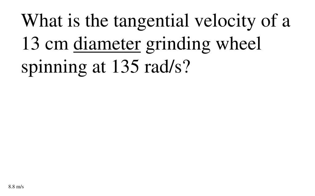 what is the tangential velocity