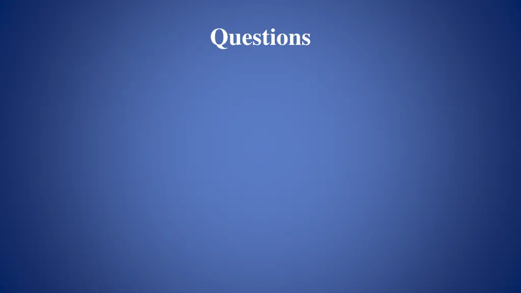 questions