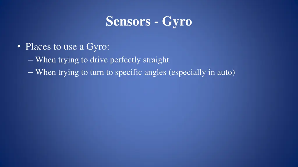 sensors gyro 1