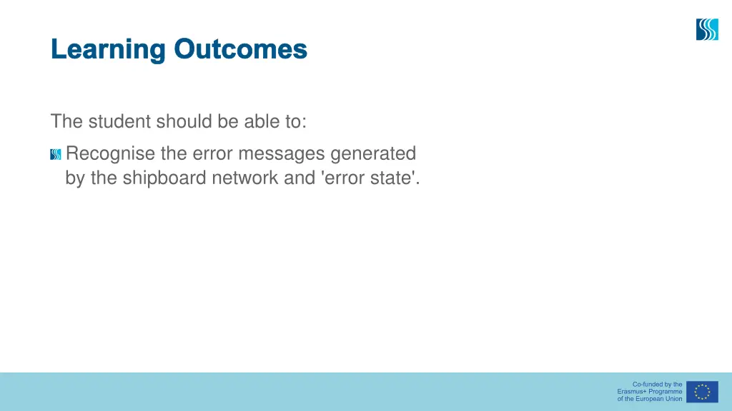 learning outcomes