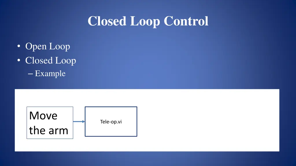 closed loop control 4