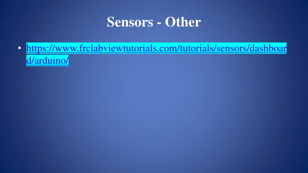 sensors other