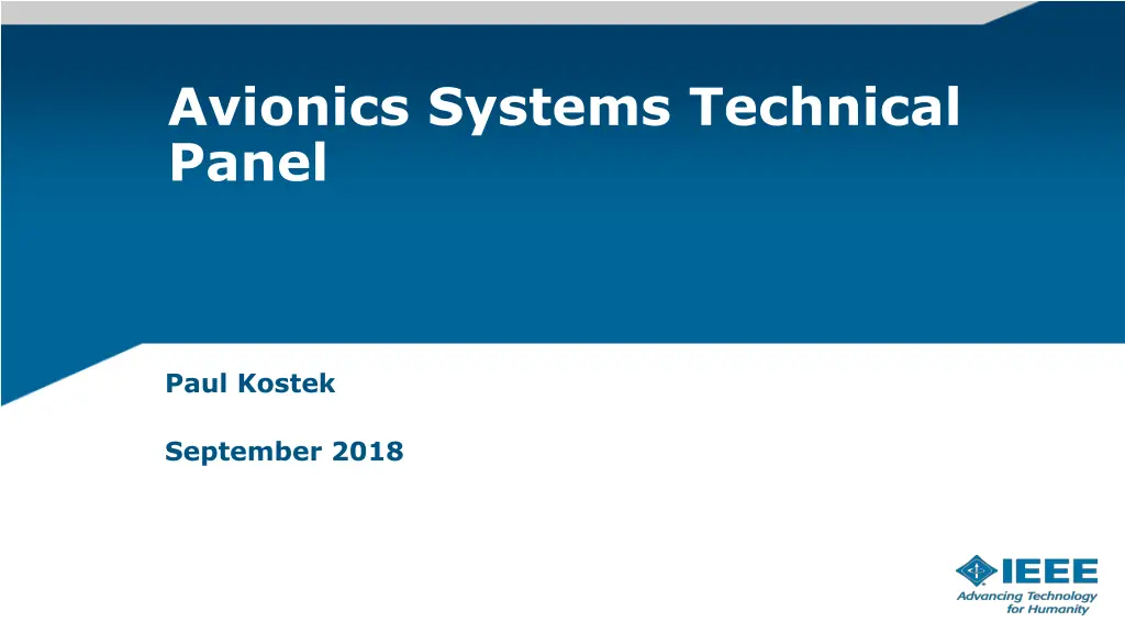 avionics systems technical panel