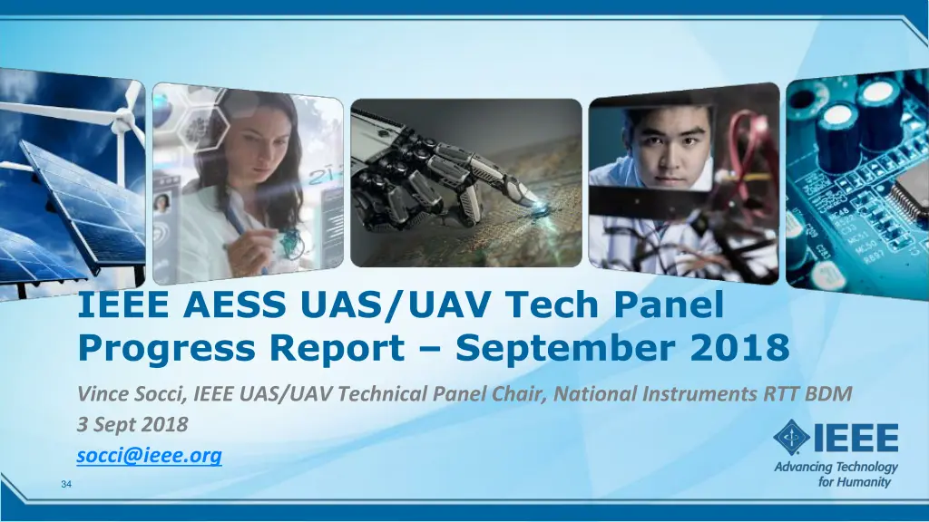 ieee aess uas uav tech panel progress report