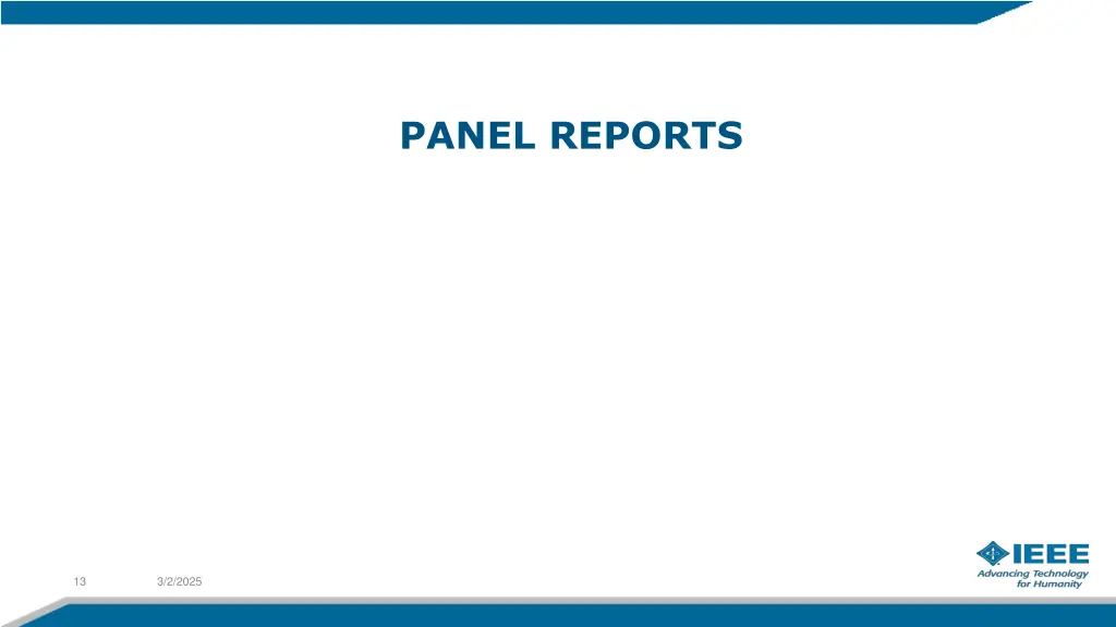 panel reports