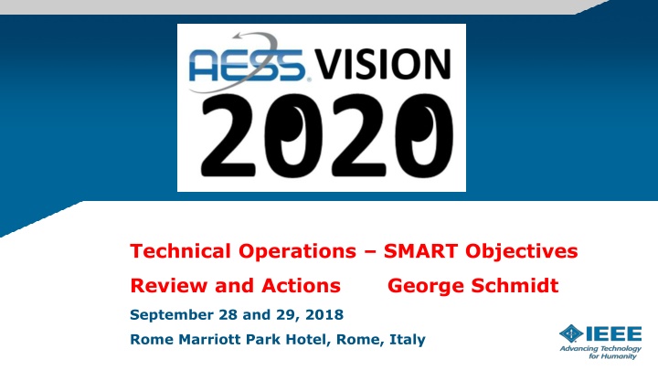 technical operations smart objectives