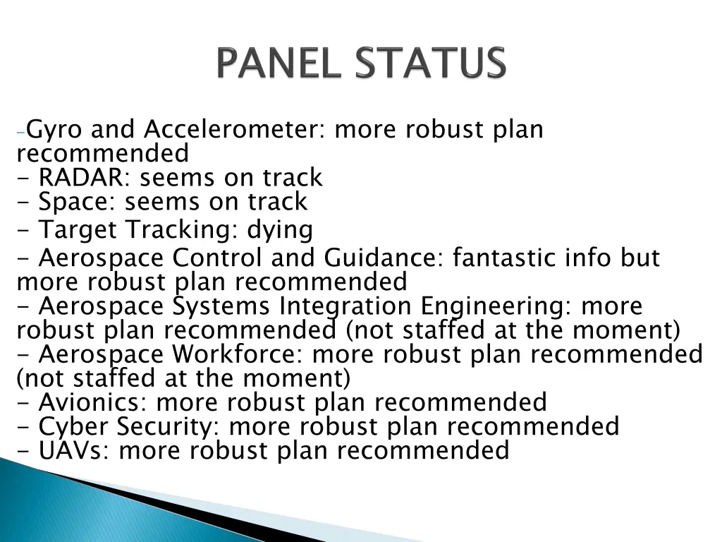 gyro and accelerometer more robust plan