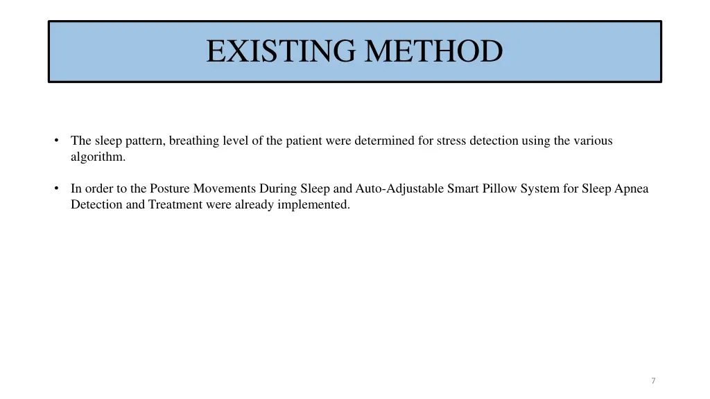 existing method