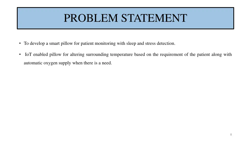 problem statement