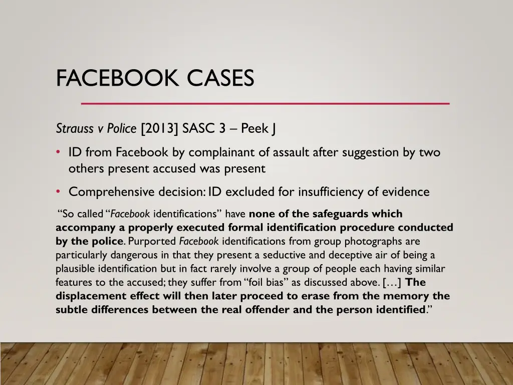 facebook cases