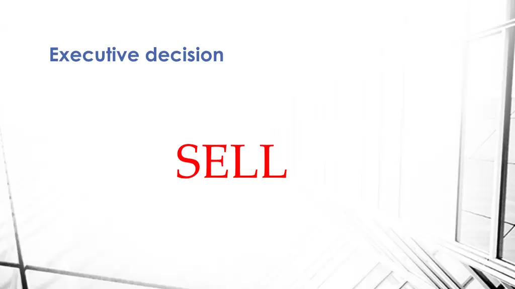 executive decision