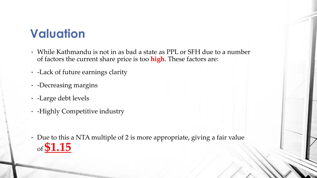 valuation