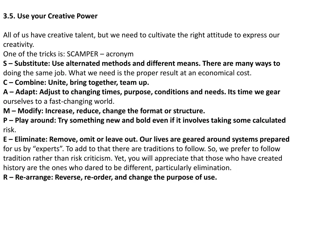 3 5 use your creative power