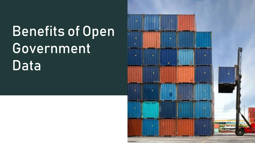 benefits of open government data