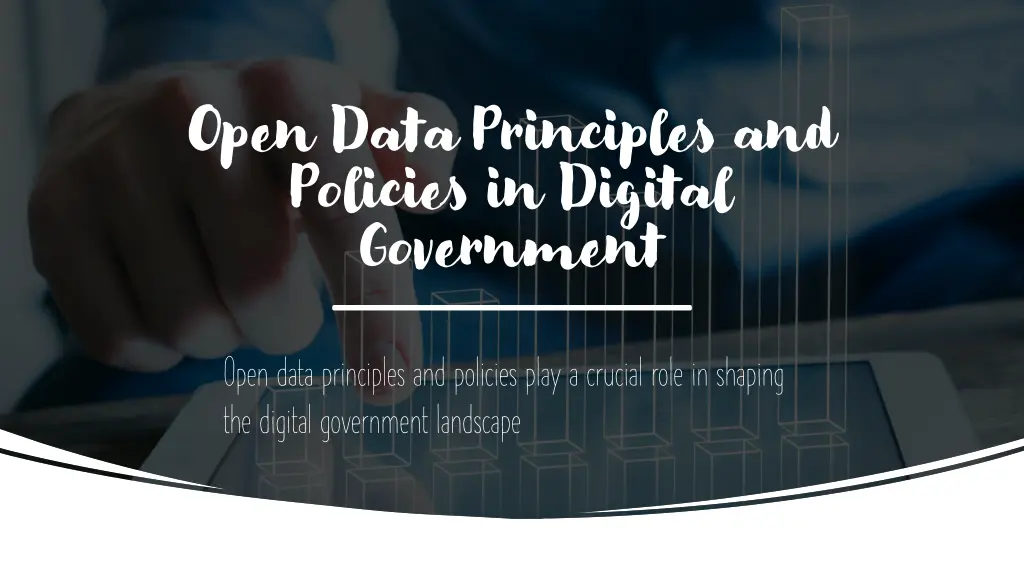 open data principles and policies in digital