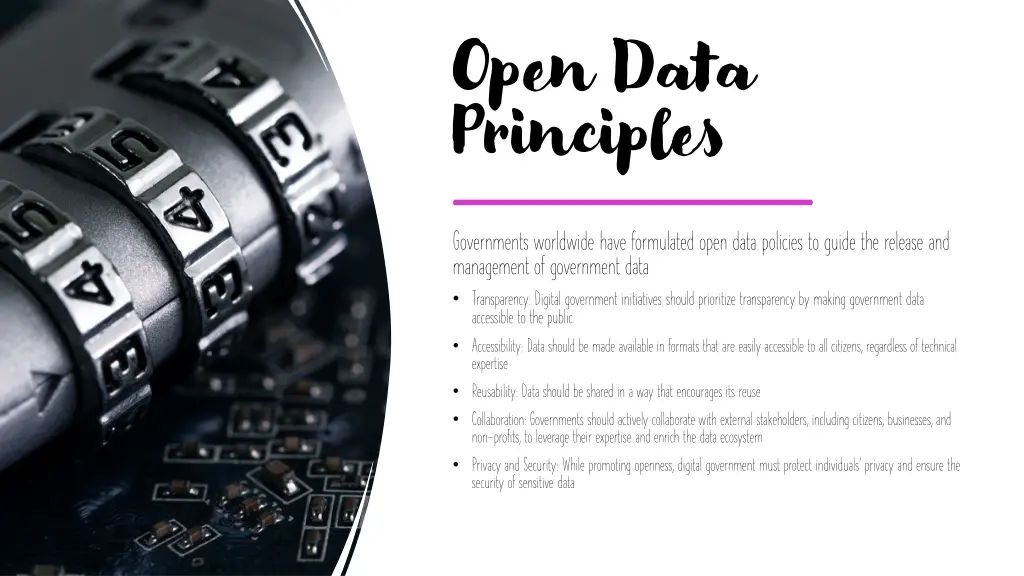 open data principles