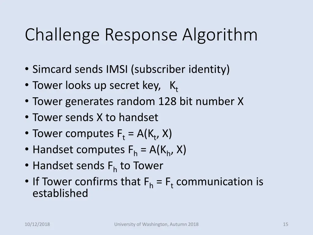 challenge response algorithm