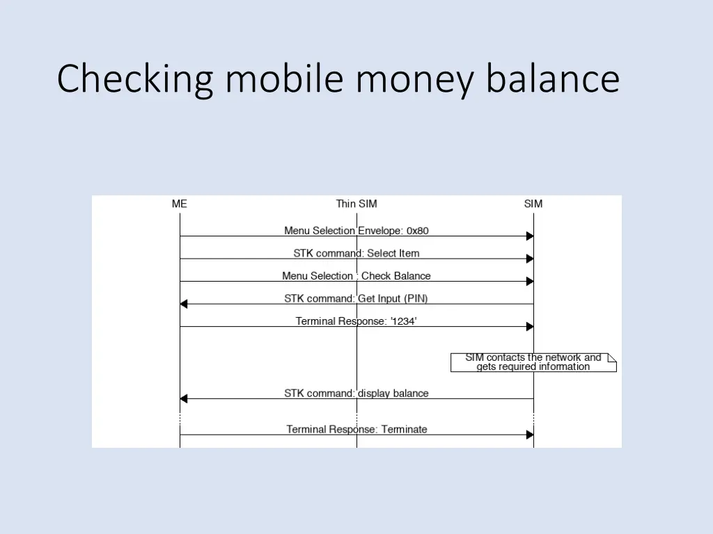 checking mobile money balance