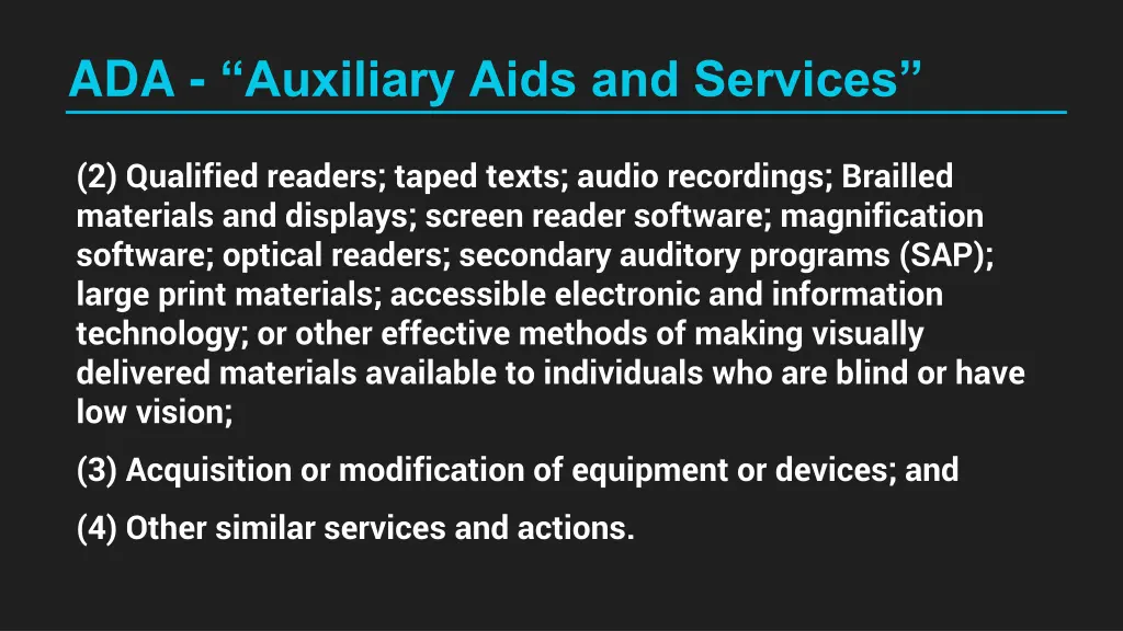 ada auxiliary aids and services 1