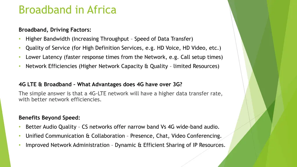 broadband in africa