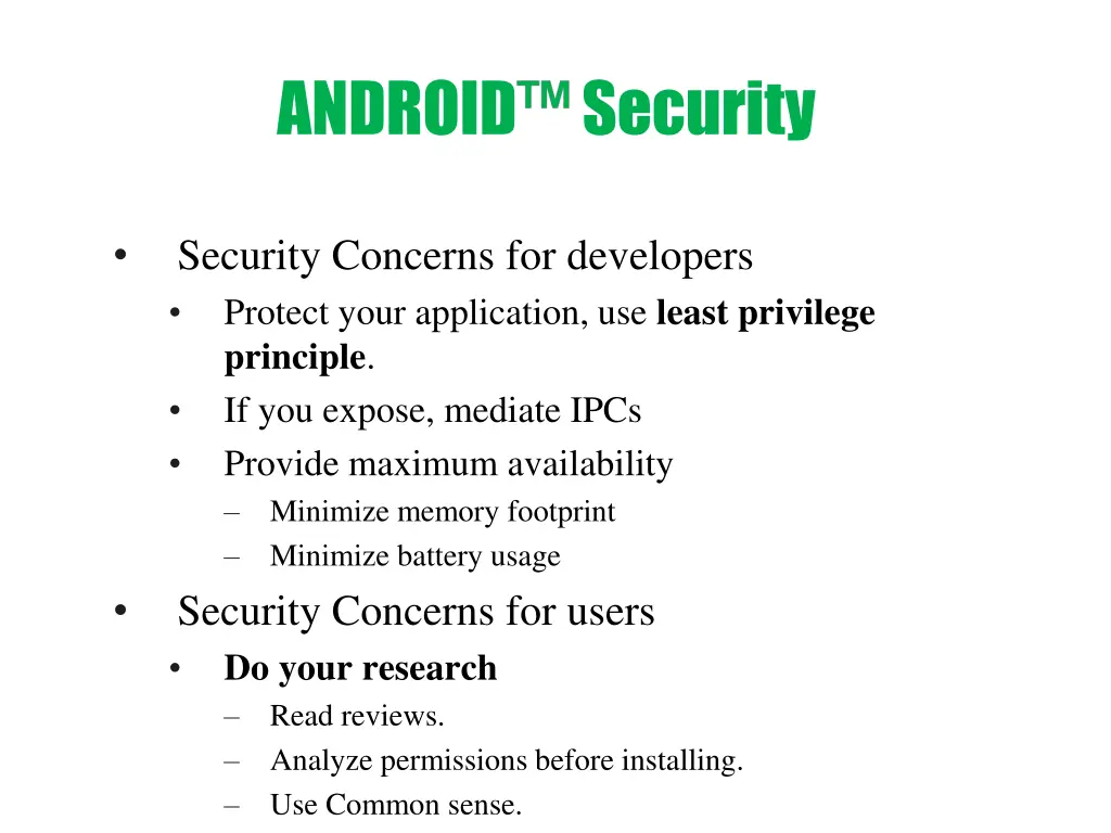 android security 2