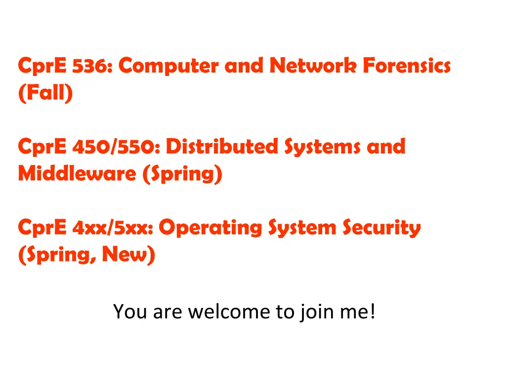 cpre 536 computer and network forensics fall