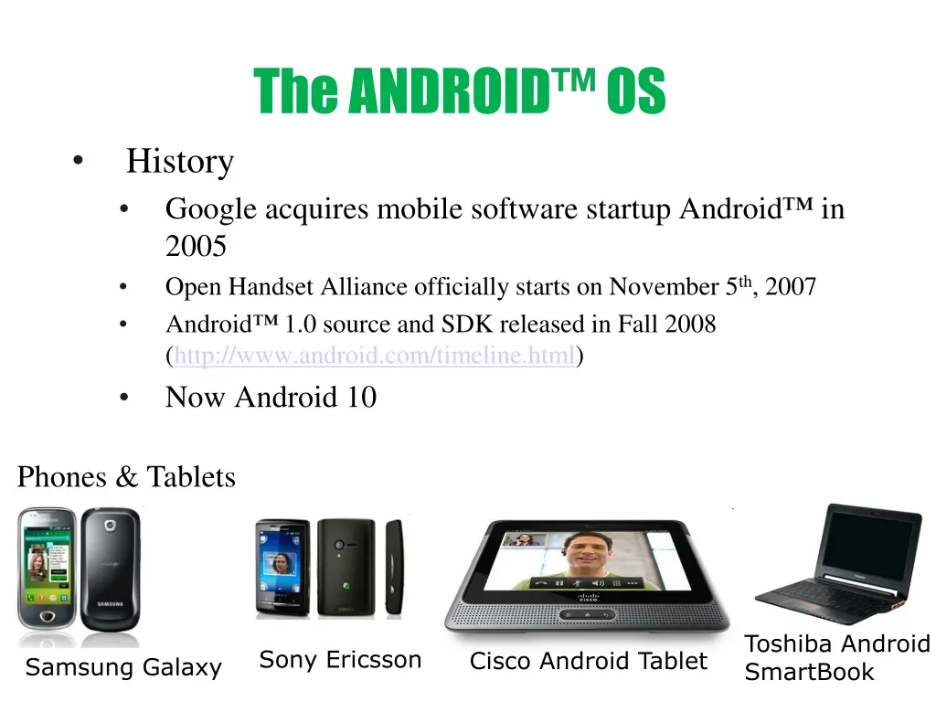 the android os