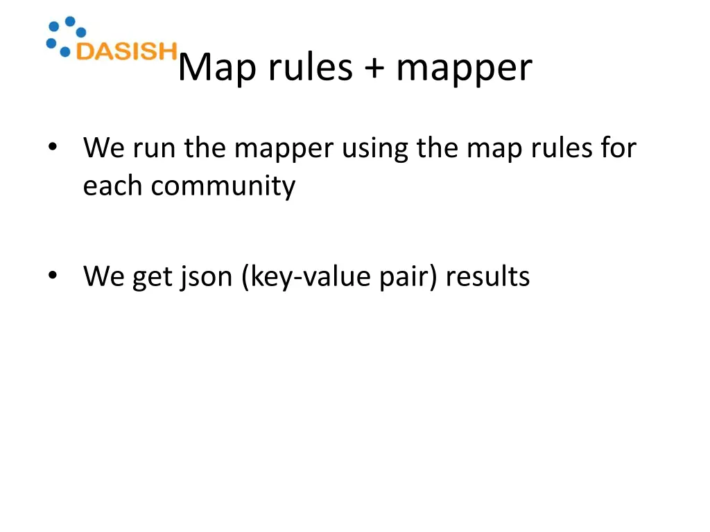 map rules mapper