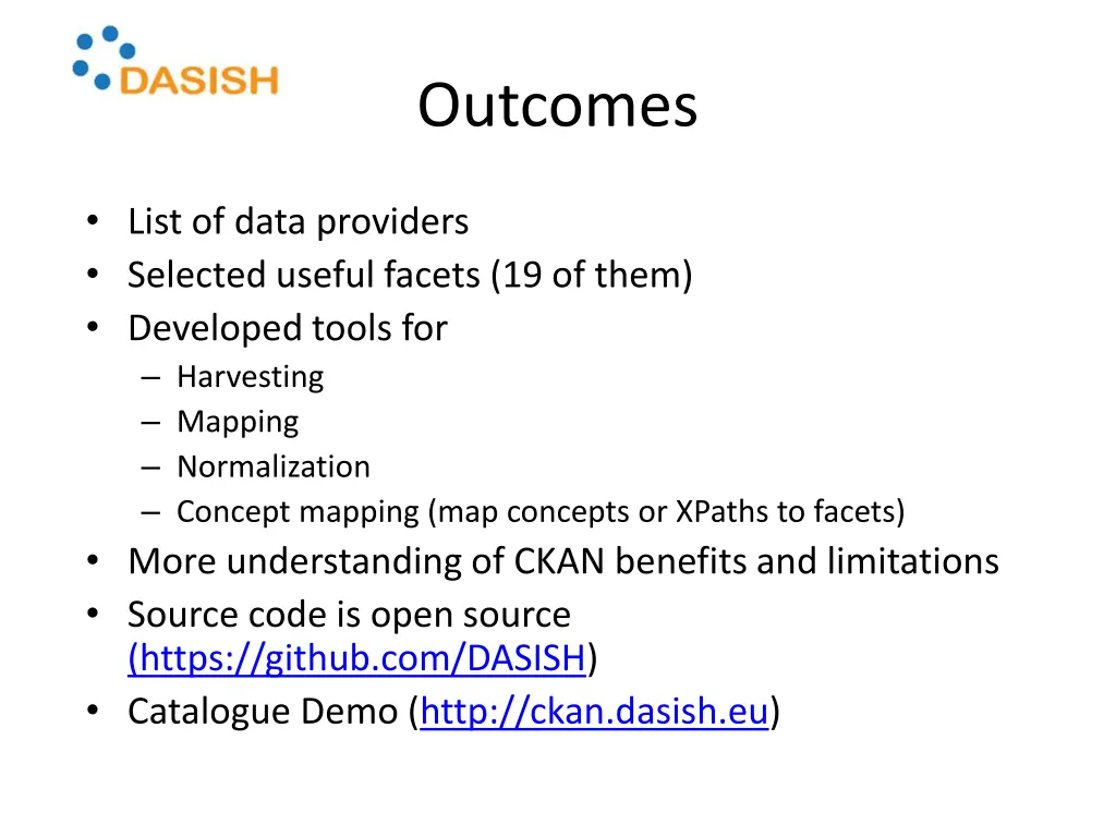 outcomes