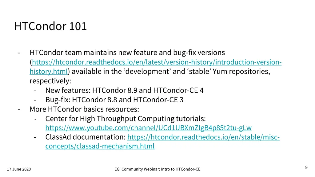 htcondor 101 1