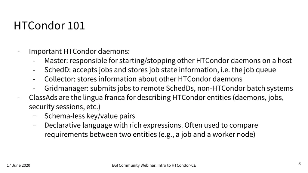 htcondor 101