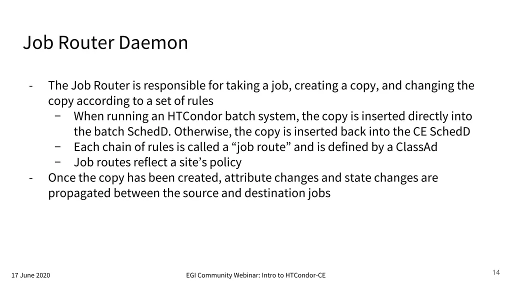 job router daemon