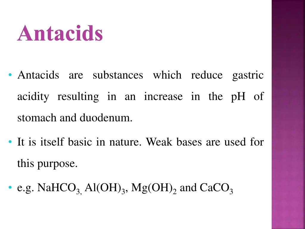 antacids