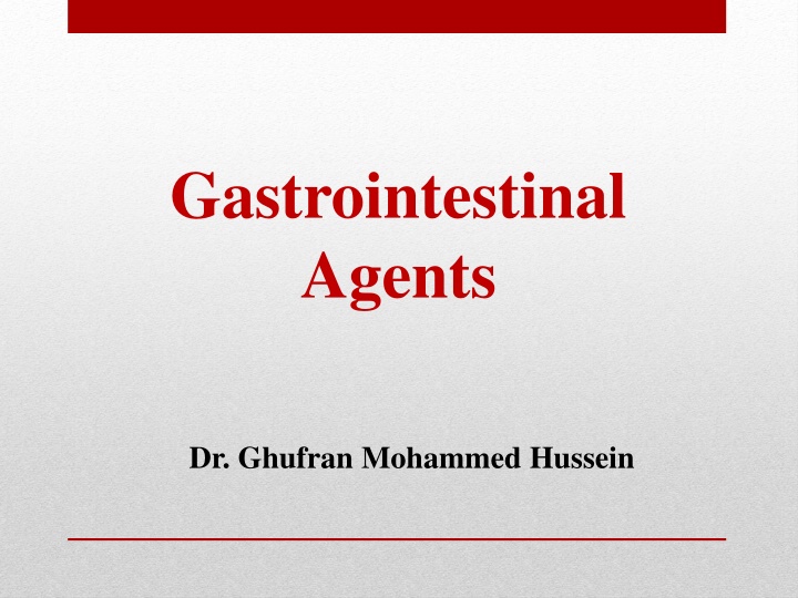 gastrointestinal agents