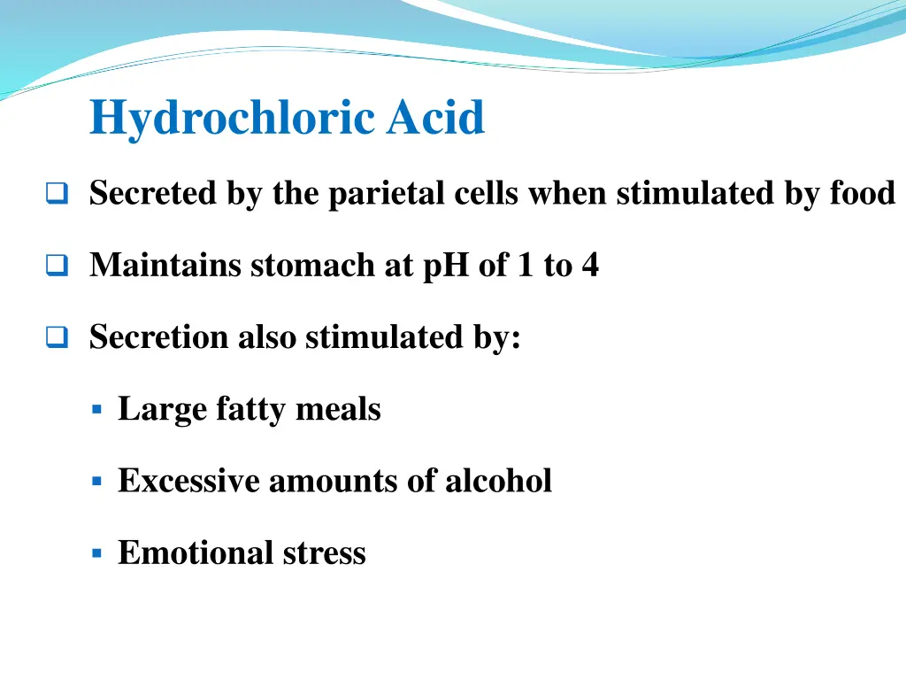 hydrochloric acid