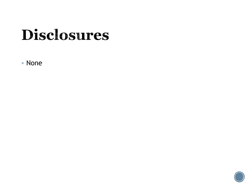 disclosures