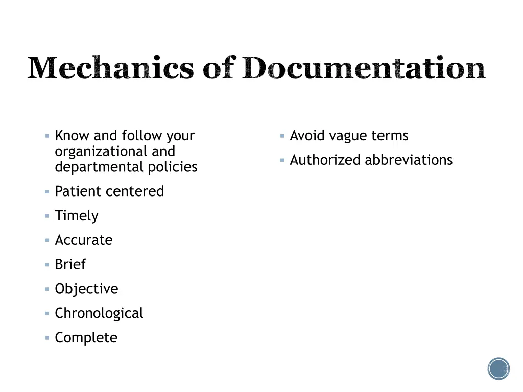 mechanics of documentation 3
